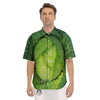 Cabbage Green Print Men's Short Sleeve Shirts-grizzshop