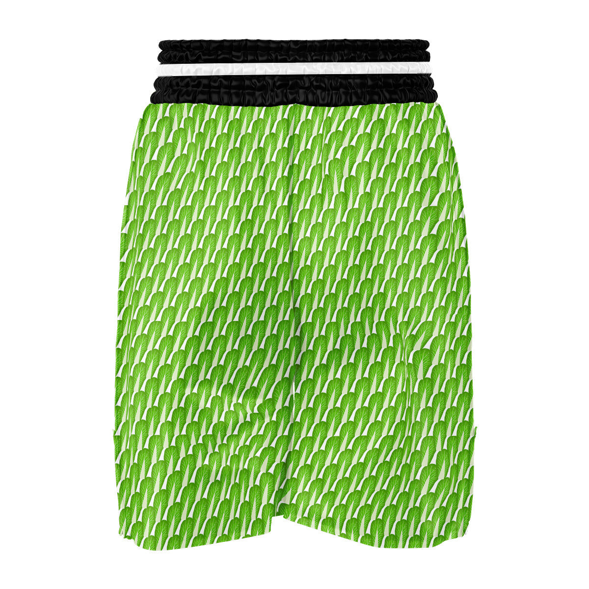 Cabbage Leaf Chinese Print Boxing Shorts-grizzshop