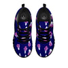 Cabbage Leaves Purple Print Pattern Black Sneaker-grizzshop