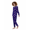 Cabbage Leaves Purple Print Pattern Women's Pajamas-grizzshop