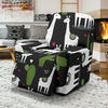 Cactus Llama Pattern Print Recliner Cover-grizzshop