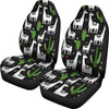 Cactus Llama Pattern Print Universal Fit Car Seat Cover-grizzshop