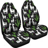 Cactus Llama Pattern Print Universal Fit Car Seat Cover-grizzshop