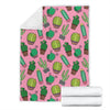 Cactus Pink Pattern Print Blanket-grizzshop