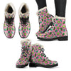 Cactus Pink Pattern Print Comfy Winter Boots-grizzshop
