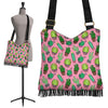 Cactus Pink Pattern Print Crossbody Bags-grizzshop