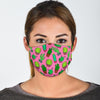 Cactus Pink Pattern Print Face Mask-grizzshop