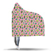 Cactus Pink Pattern Print Hooded Blanket-grizzshop