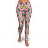 Cactus Pink Pattern Print Pattern Women Leggings-grizzshop