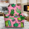 Cactus Pink Pattern Print Recliner Cover-grizzshop