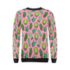 Cactus Pink Pattern Print Women Crewneck Sweatshirt-grizzshop