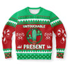 Cactus Untouchable Ugly Christmas Sweater-grizzshop