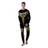 Caduceus 7 Chakras Print Men's Pajamas-grizzshop