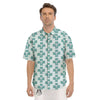 Caduceus Print Pattern Men's Short Sleeve Shirts-grizzshop