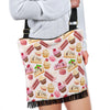 Cake Dessert Pattern Print Crossbody Bags-grizzshop