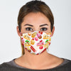 Cake Dessert Pattern Print Face Mask-grizzshop