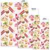 Cake Dessert Pattern Print Floor Mat-grizzshop