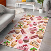 Cake Dessert Pattern Print Floor Mat-grizzshop