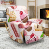 Cake Dessert Pattern Print Recliner Cover-grizzshop