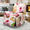 Cake Dessert Pattern Print Recliner Cover-grizzshop