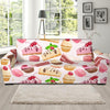 Cake Dessert Pattern Print Sofa Covers-grizzshop