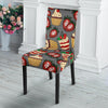 Cake Strawberry Pattern Print Chair Cover-grizzshop