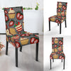 Cake Strawberry Pattern Print Chair Cover-grizzshop