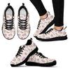 Cake Sweet Pattern Print Black Sneaker Shoes For Men Women-grizzshop