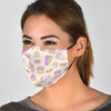 Cake Sweet Pattern Print Face Mask-grizzshop