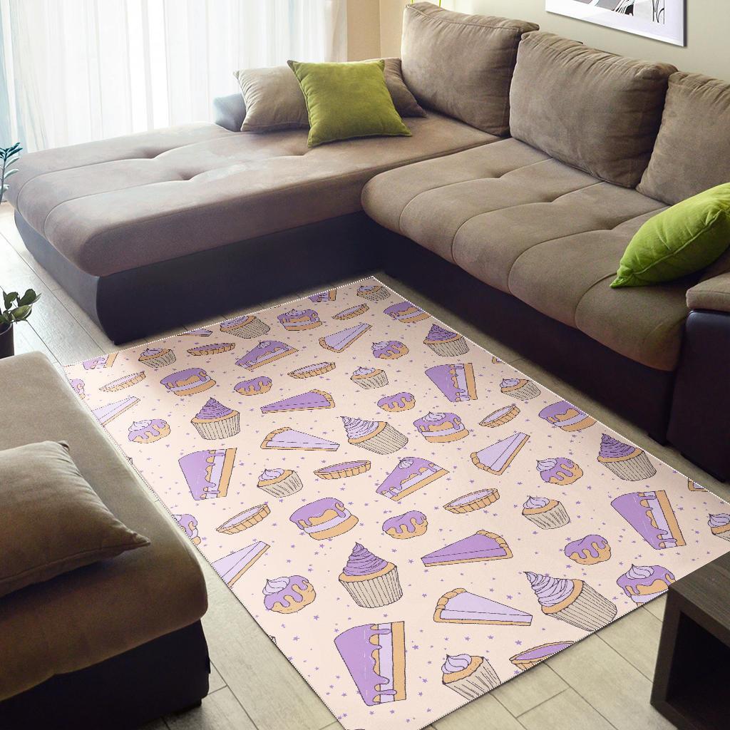 Cake Sweet Pattern Print Floor Mat-grizzshop