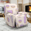 Cake Sweet Pattern Print Recliner Cover-grizzshop