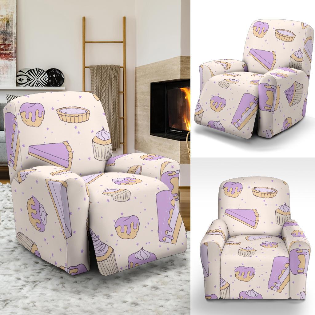 Cake Sweet Pattern Print Recliner Cover-grizzshop