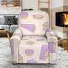 Cake Sweet Pattern Print Recliner Cover-grizzshop