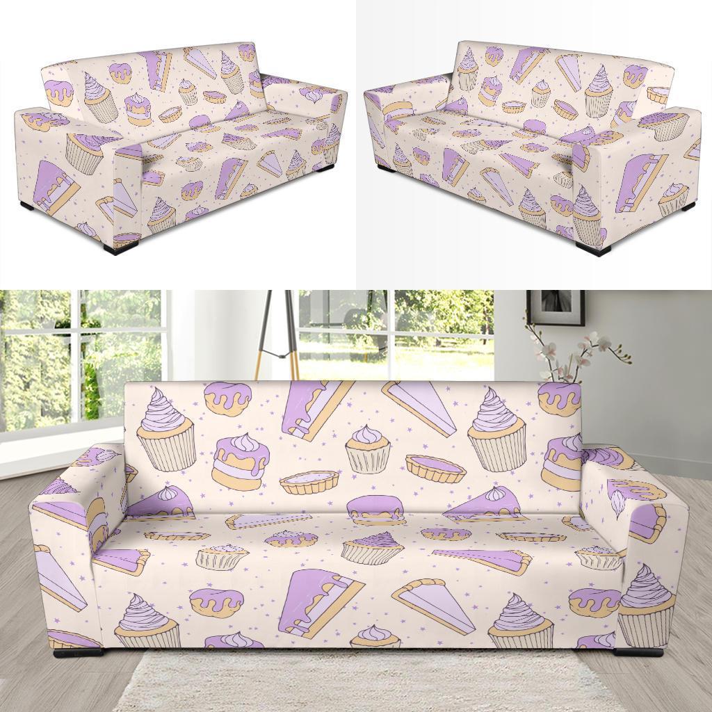 Cake Sweet Pattern Print Sofa Covers-grizzshop