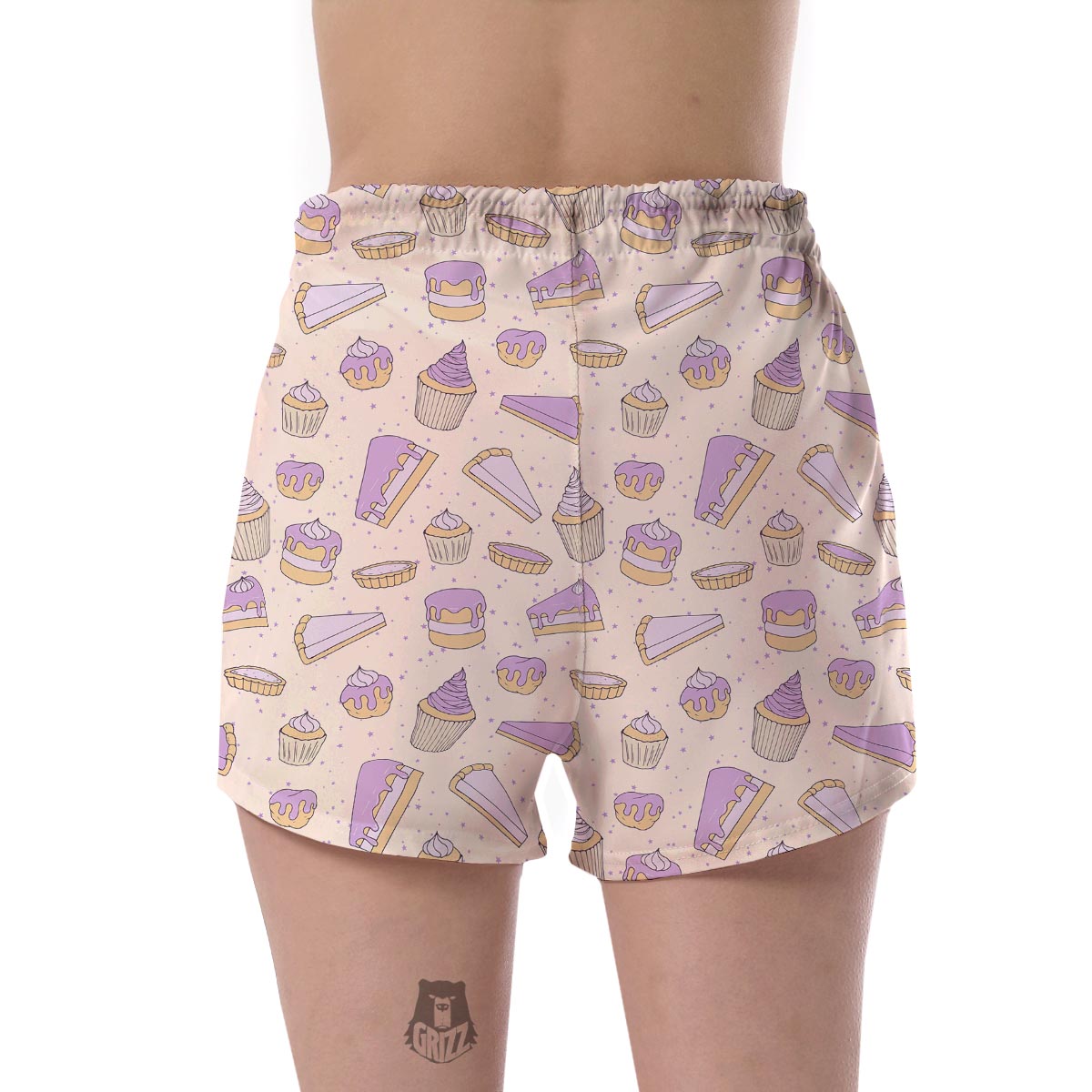 Cake Sweet Pattern Print Women's Shorts-grizzshop
