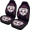 Calavera Sugar Skull Girly Universal Fit Car Seat Covers-grizzshop