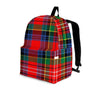 Caledonia Red Plaid Tartan Backpack-grizzshop