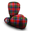 Caledonia Red Plaid Tartan Boxing Gloves-grizzshop