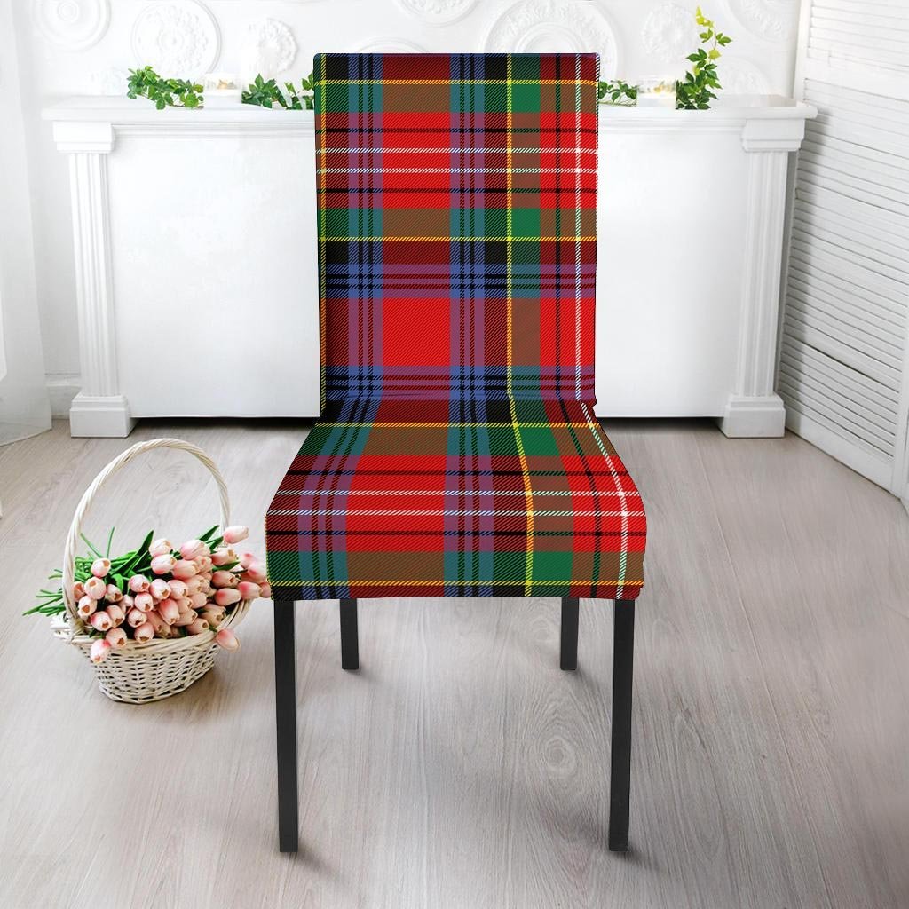 Caledonia Red Plaid Tartan Chair Cover-grizzshop