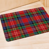 Caledonia Red Plaid Tartan Door Mat-grizzshop