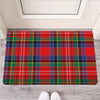 Caledonia Red Plaid Tartan Door Mat-grizzshop