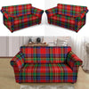 Caledonia Red Plaid Tartan Loveseat Cover-grizzshop