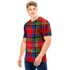 Caledonia Red Plaid Tartan Men T Shirt-grizzshop