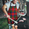 Caledonia Red Plaid Tartan Men's Apron-grizzshop