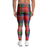 Caledonia Red Plaid Tartan Men's Leggings-grizzshop