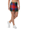 Caledonia Red Plaid Tartan Mini Skirt-grizzshop