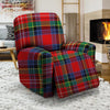 Caledonia Red Plaid Tartan Recliner Cover-grizzshop