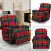 Caledonia Red Plaid Tartan Recliner Cover-grizzshop