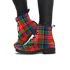 Caledonia Red Plaid Tartan Women's Boots-grizzshop