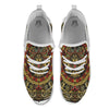 Calendar Mayan Print White Athletic Shoes-grizzshop